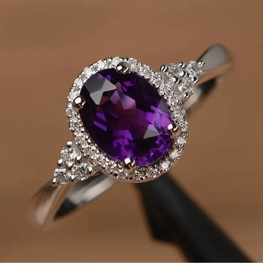 Amethyst Ring Size 8